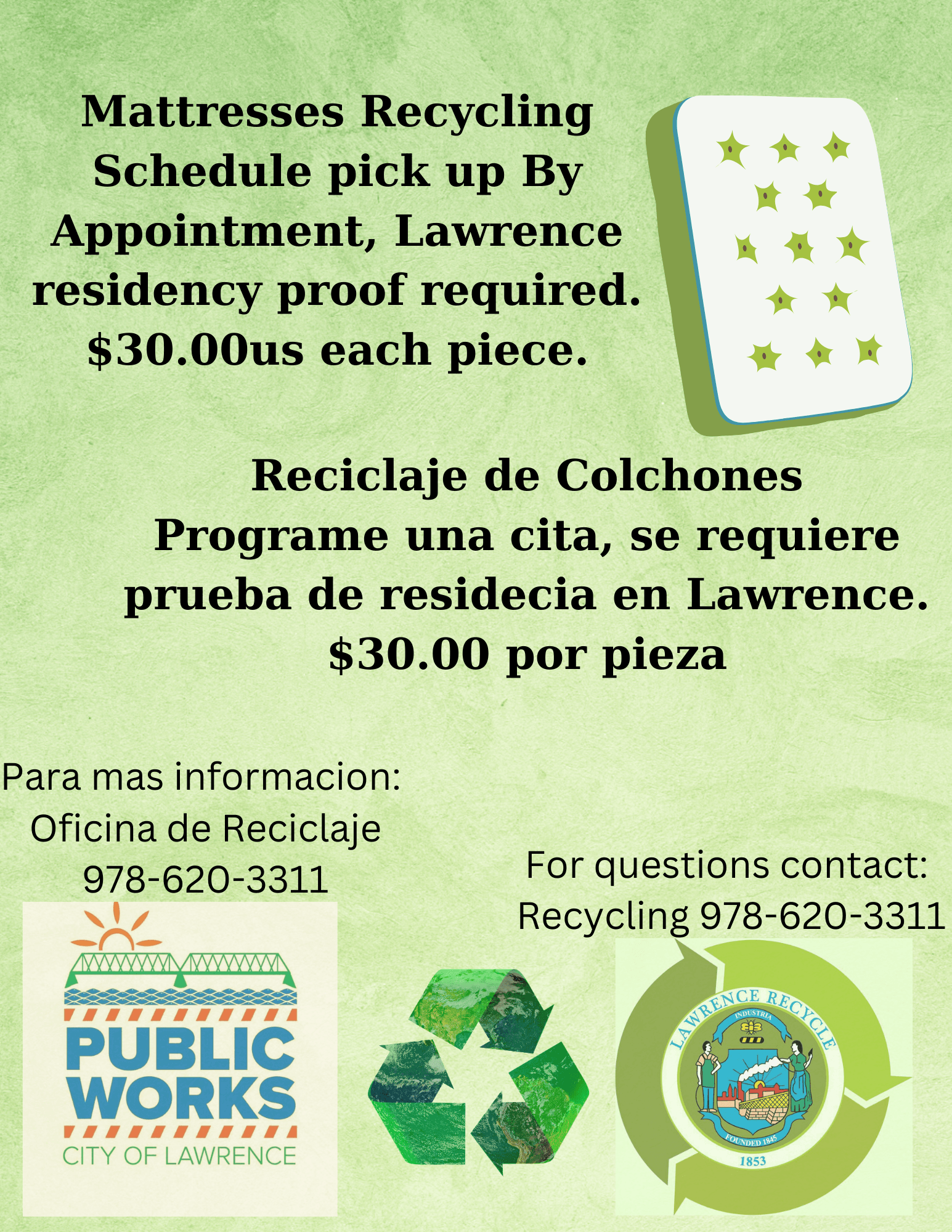 Green Modern Earth Day Flyer